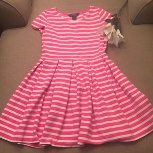 Polo Dress pink and white